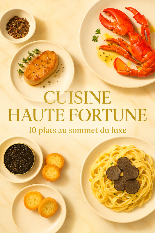 Cuisine Haute Fortune : 10 plats au sommet du luxe